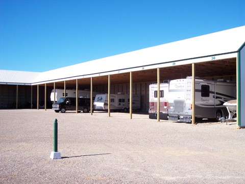 Covered RV Storage