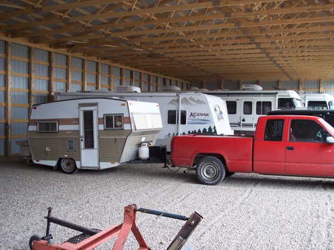 Covered RV Storage